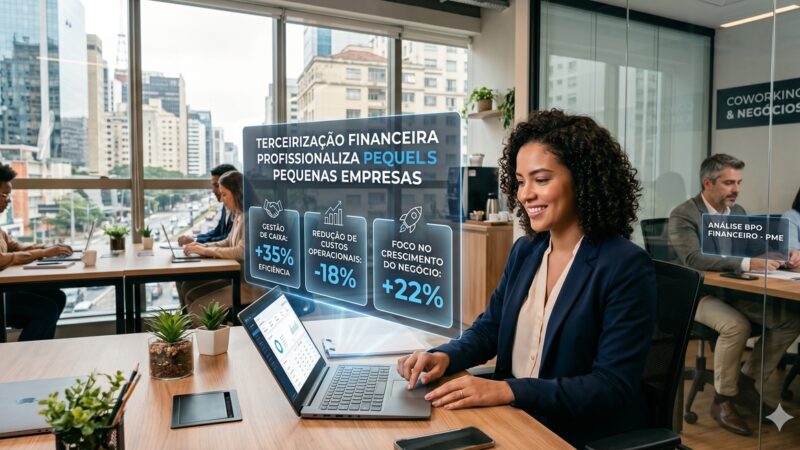 Terceirização financeira profissionaliza pequenas empresas