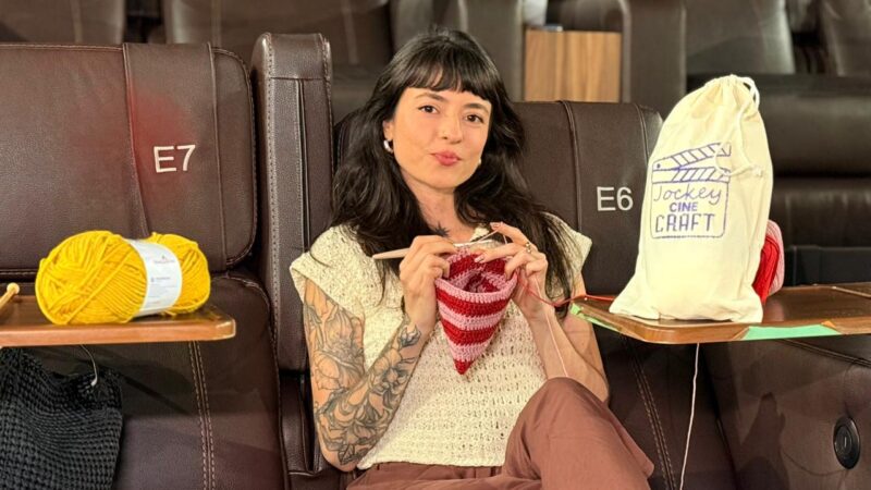 Jockey Plaza realiza 4ª edição do Cine Craft com experiência de crochê no cinema