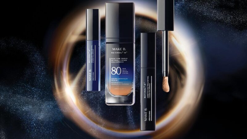O Boticário apresenta Make B. Retinol H+, primeira base do Brasil com triplo retinol