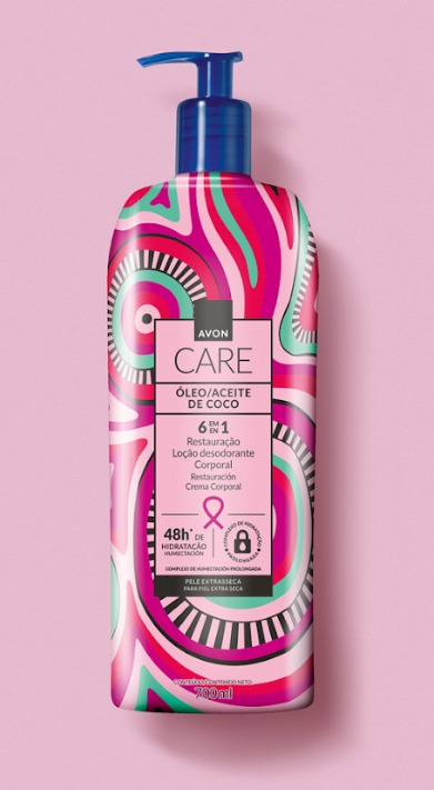 Avon destina lucro de linha de produtos em prol do cuidado com a saúde das mamas