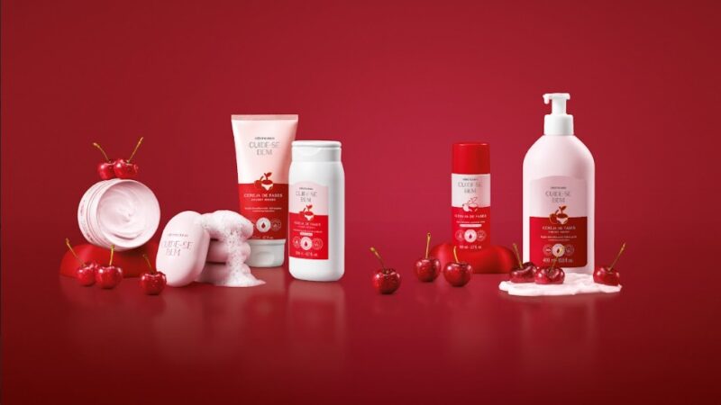 O Boticário inaugura uma nova era do autocuidado voltado para o ciclo menstrual com o lançamento Cuide-se Bem Cereja de Fases