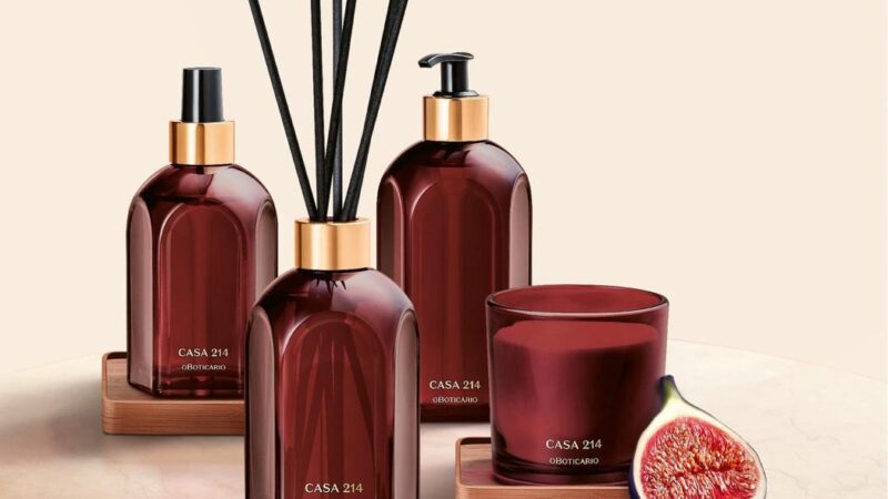 O Boticário expande seu portfólio de perfumaria para casa com Figo Magnífico, nova linha de Casa 214