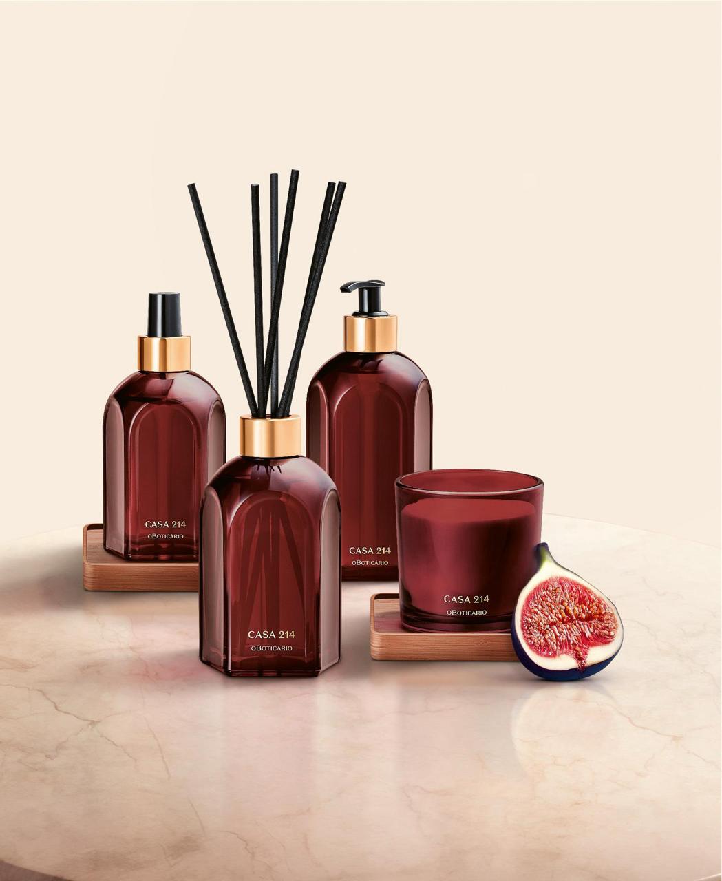 O Boticário expande seu portfólio de perfumaria para casa com Figo Magnífico, nova linha de Casa 214