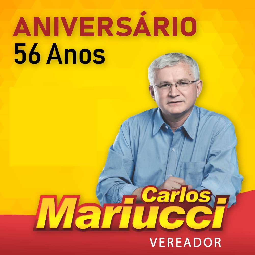 Entre familiares e amigos o vereador Carlos Mariucci comemorou seus 56 anos