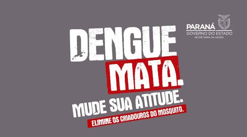 Paraná confirma 12 novas mortes por dengue e registra quase 25% mais casos da doença em uma semana