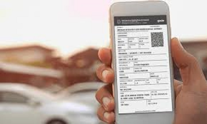 A versão eletrônica do documento do veículo está disponível no aplicativo Carteira Nacional de Trânsito