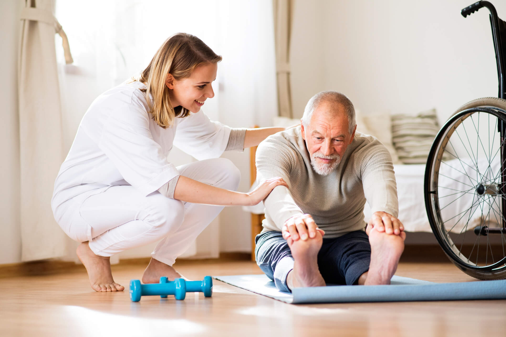 Benefícios da fisioterapia para idosos