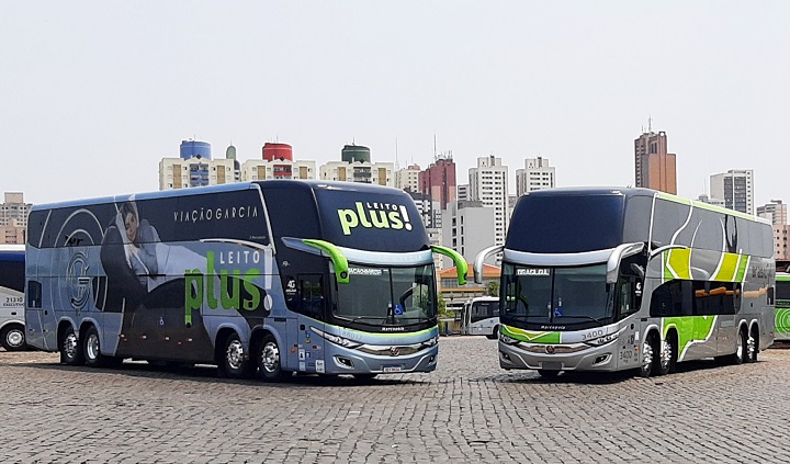 Viação Garcia-Brasil Sul renova frota com nova configuração de ônibus