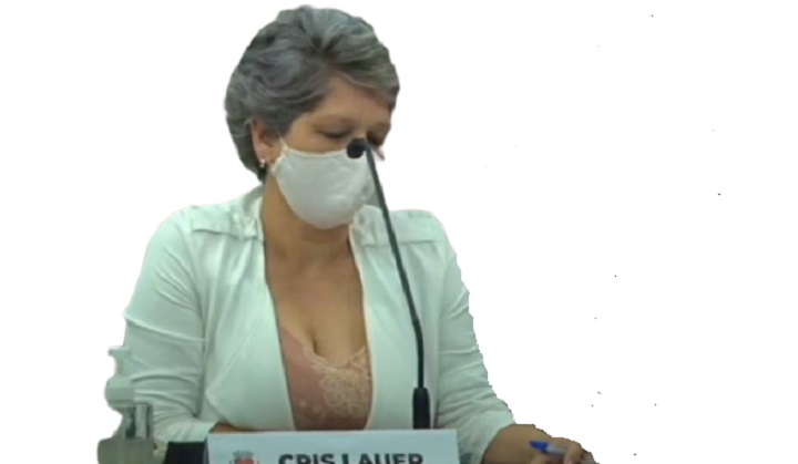 Cristina Calixto: ” Cris Lauer, tenha ética e respeito que já tá bom demais”