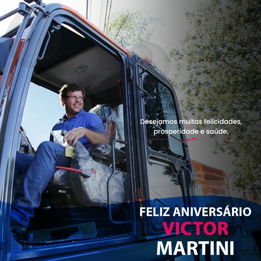 Parabéns Victor Martini, feliz  Aniversário