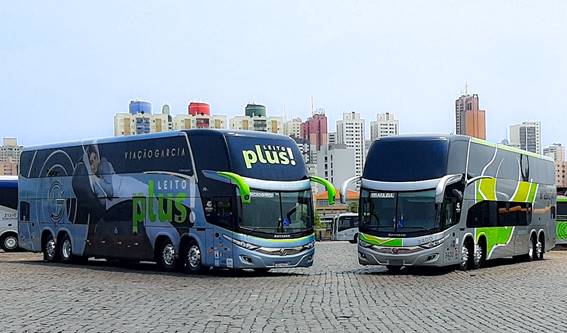 Viação Garcia-Brasil Sul amplia frota de ônibus com separação entre assentos e poltronas individuais