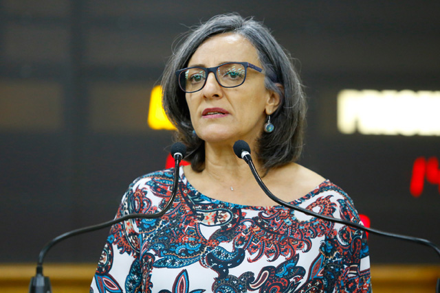 Vereadora Ana Lúcia Rodrigues explica a Política Municipal de Proteção contra Violência Obstétrica