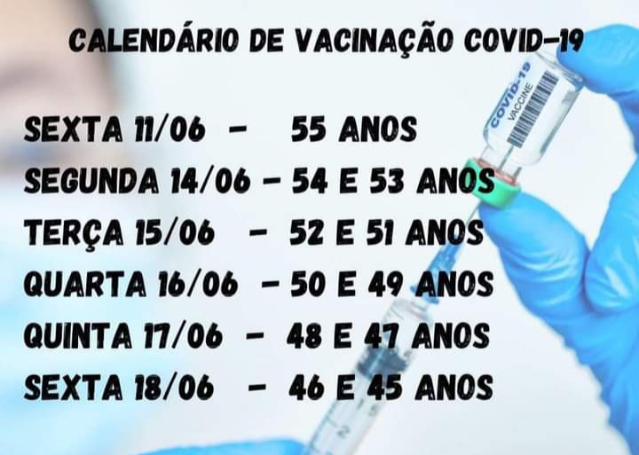 Calendário de vacinação em Maringá