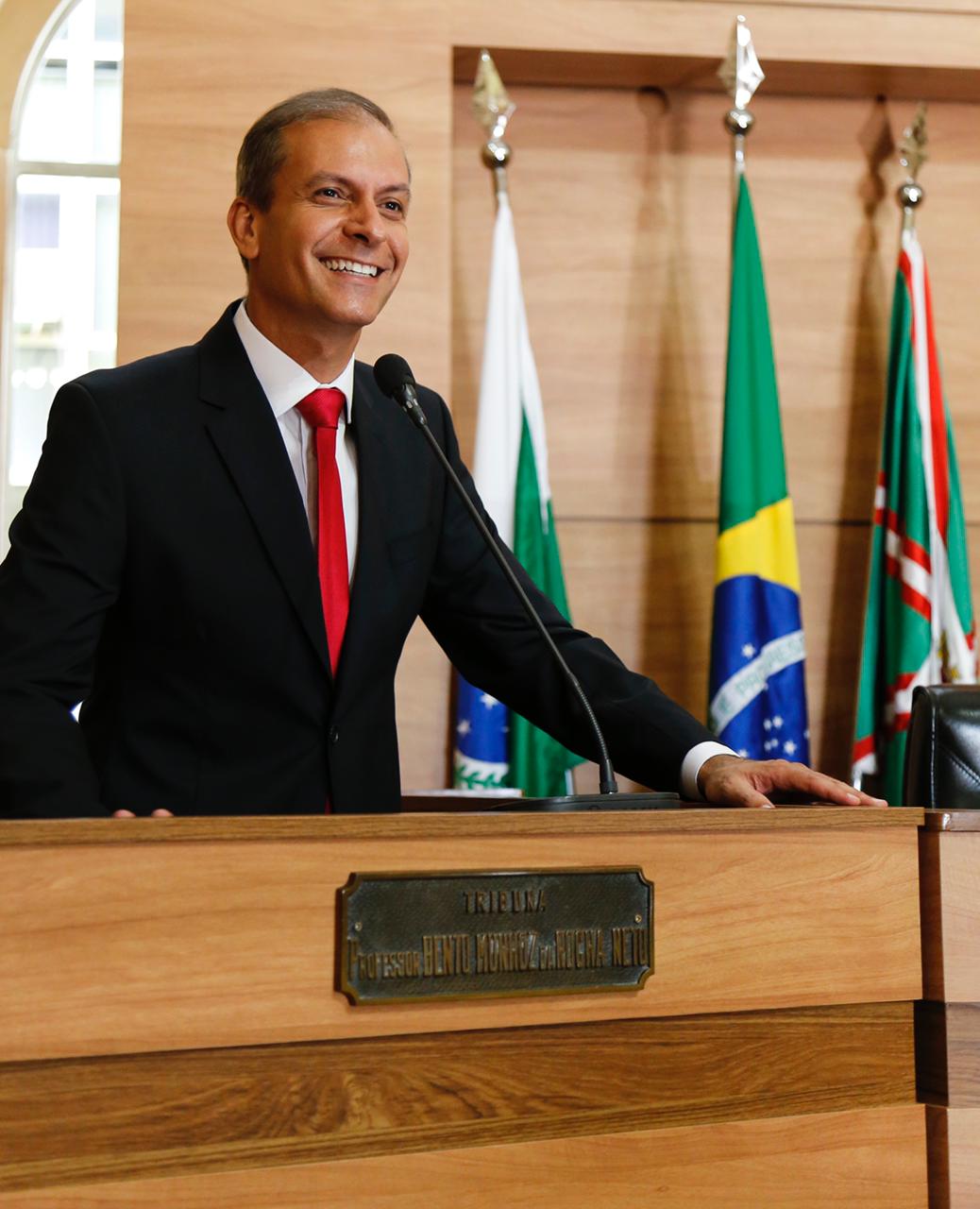 Professor Euler, do PSD, foi considerado o mais produtivo parlamentar da Câmara Municipal de Curitiba