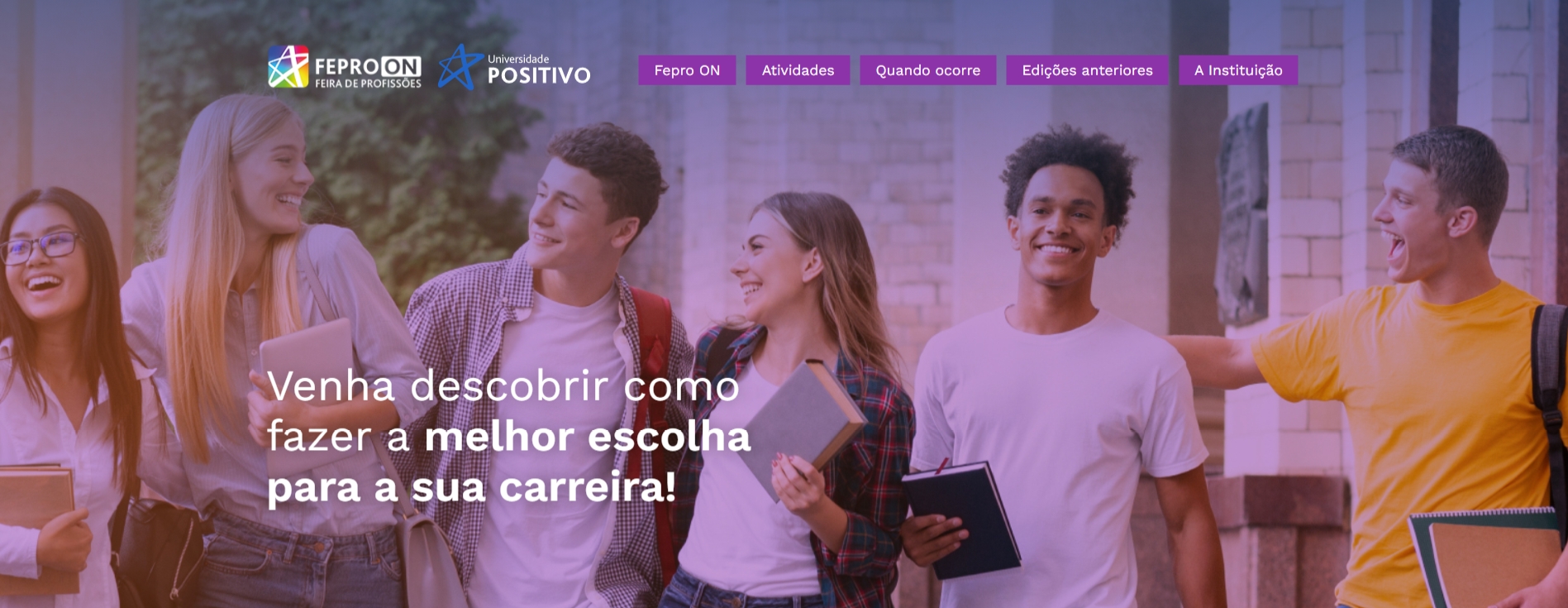 Universidade Positivo realiza feira de profissões digital