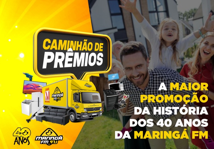Maringá FM lança promoção “Caminhão de Prêmios”