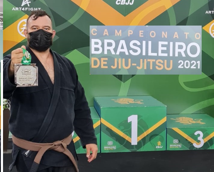 Maykel Marques é maringaense no pódio do Campeonato Brasileiro de jiu-jitsu