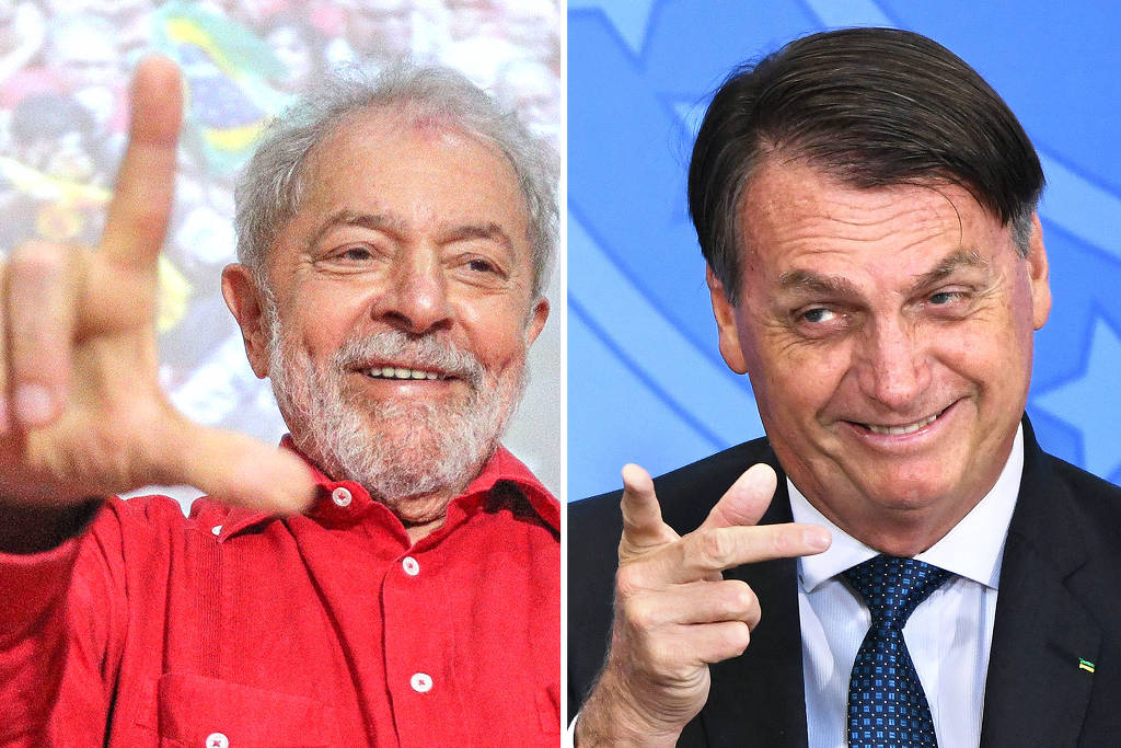 Datafolha: Lula tem 54% dos votos válidos no 1º turno, ante 30% de Bolsonaro
