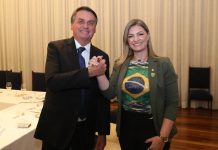 Presidente Bolsonaro e Deputada Aline Sleutjes Divulgação
