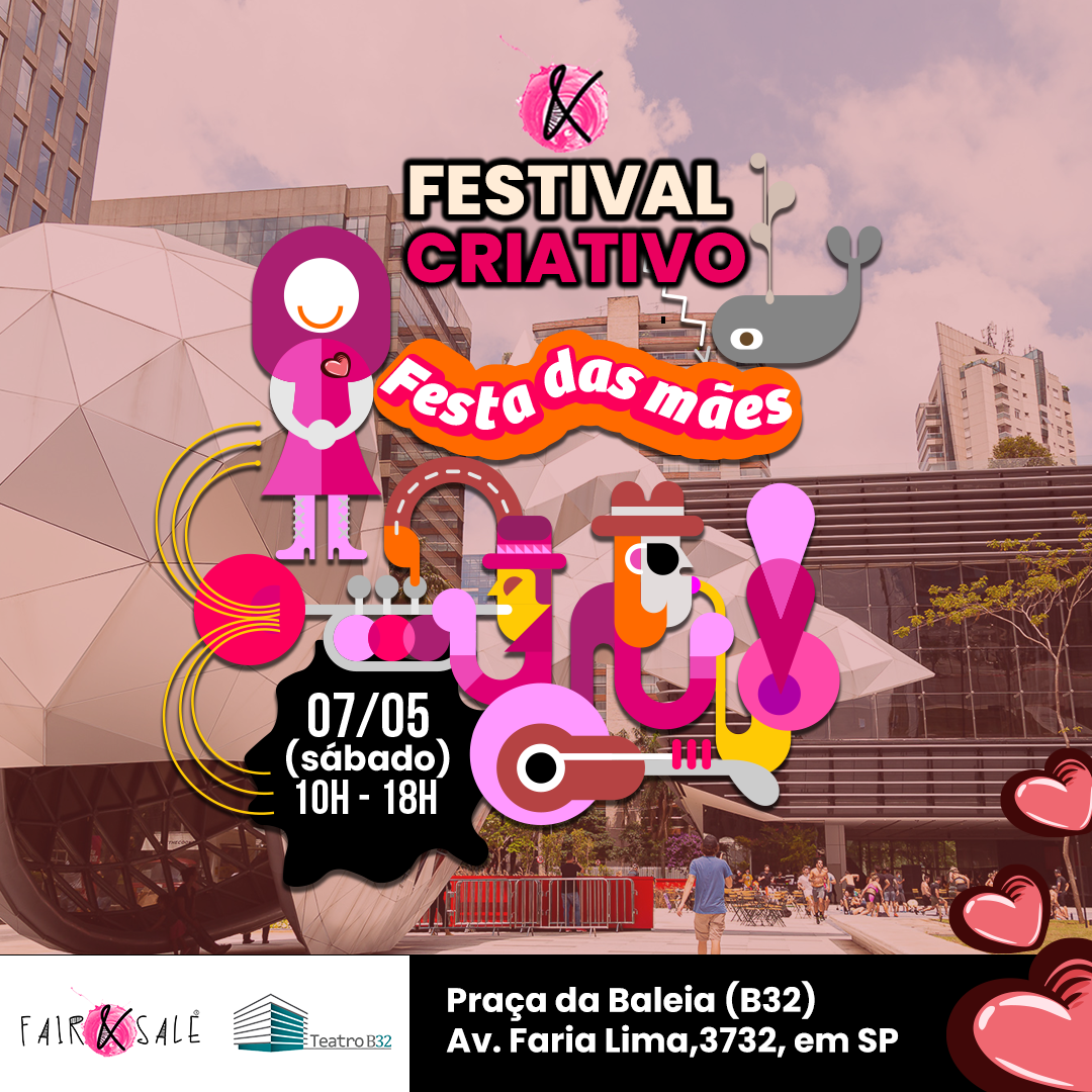 No sábado, Fair&Sale realiza festival criativo no Itaim, em São Paulo