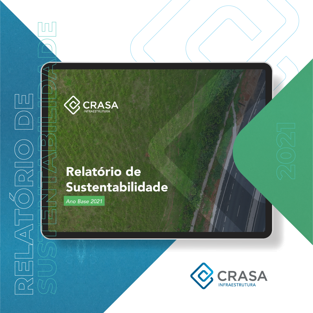 CRASA Infraestrutura lança Relatório de Sustentabilidade de 2021