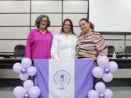 Na foto: Ana Lúcia, Silene e Grazi Takano