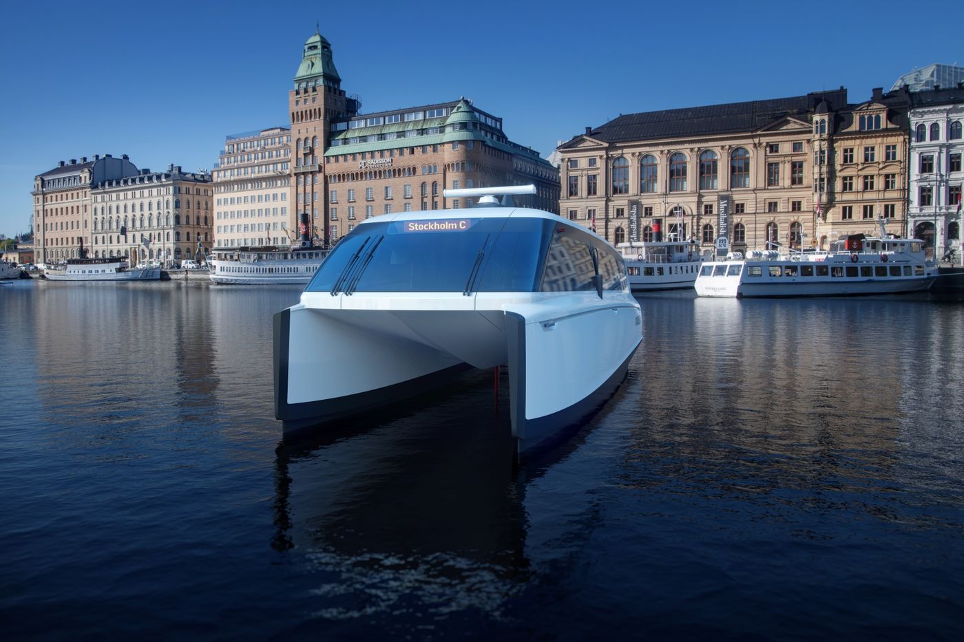 Estocolmo está pronta para testar balsas elétricas