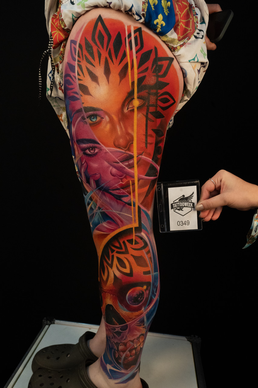 Melhor tatuagem da Tattoo Week é do tatuador Bruno Moreira, de São Paulo