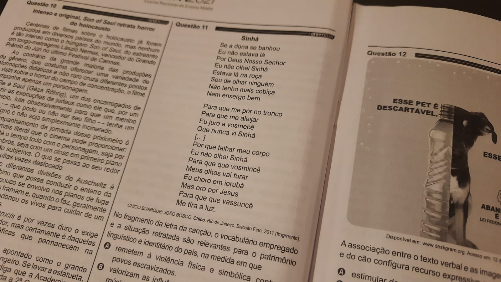 Sistema Positivo de Ensino prepara gabarito comentado do Enem 2022