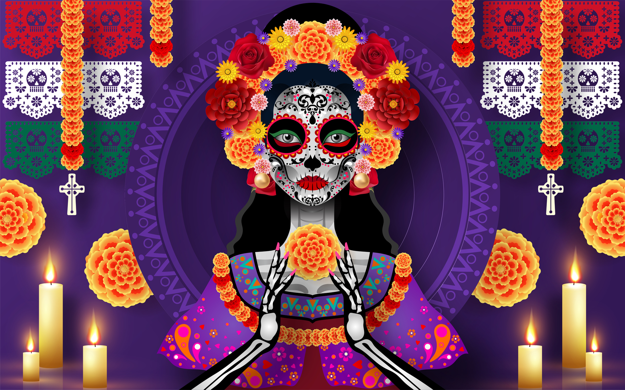 Festival do Día de Los Muertos acontece neste fim de semana