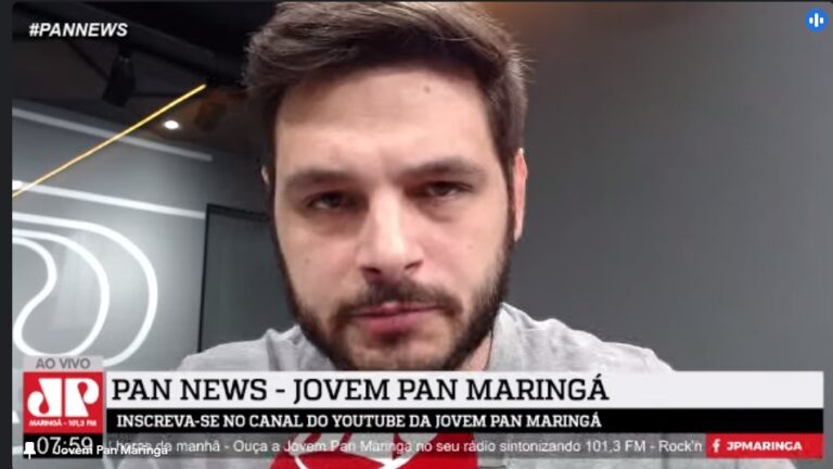 O comentarista   da Jovem Pan Kin Rafael tenta legitimar algo que não se pode aceitar, a violência