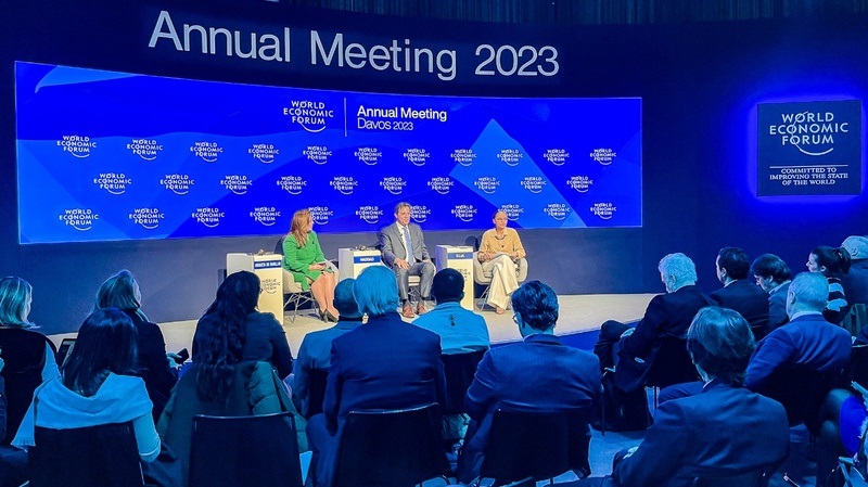 Em Davos, Haddad e Marina destacam trabalho conjunto pela retomada do crescimento