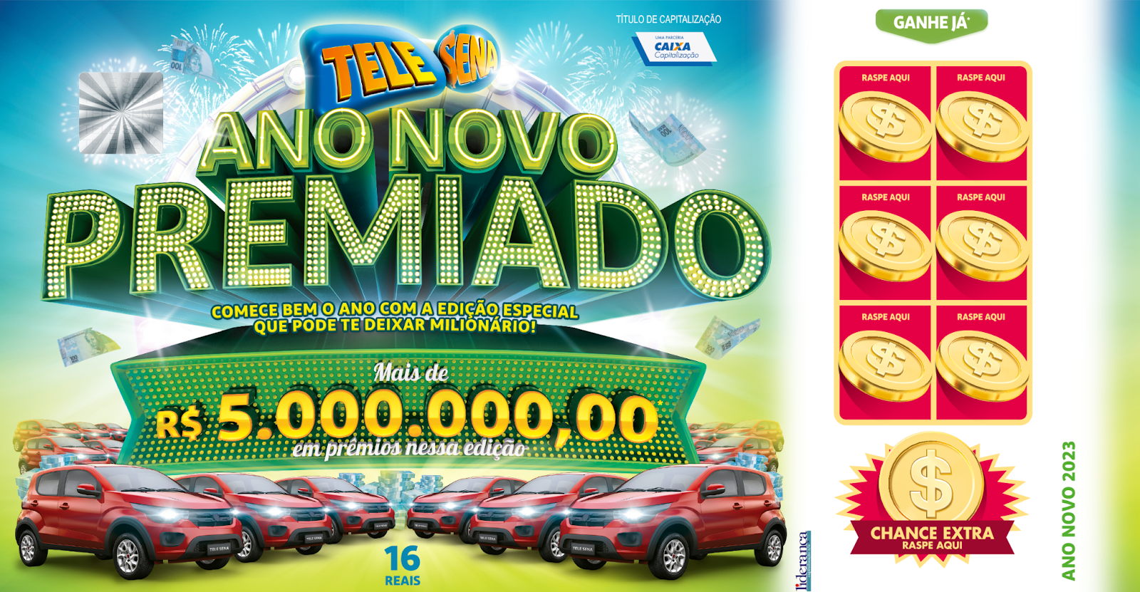 Quer  começar o ano com um carro 0km na garagem? Tele Sena de Ano Novo conta com promoção que irá premiar a região Sul