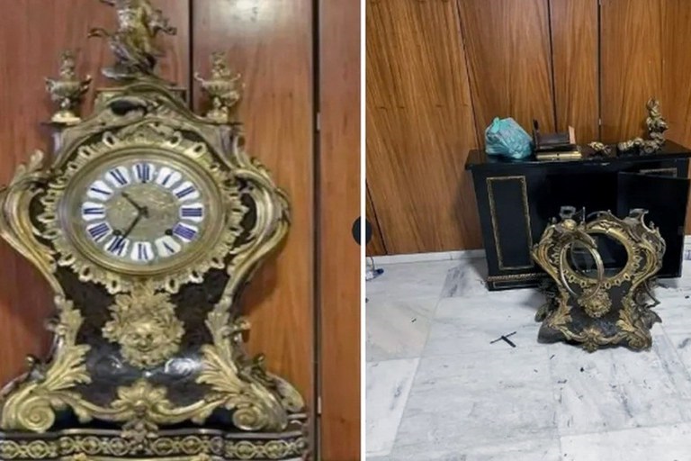 Suíços estreitam parceria com Governo Federal para restaurar relógio histórico danificado em 8 de janeiro 