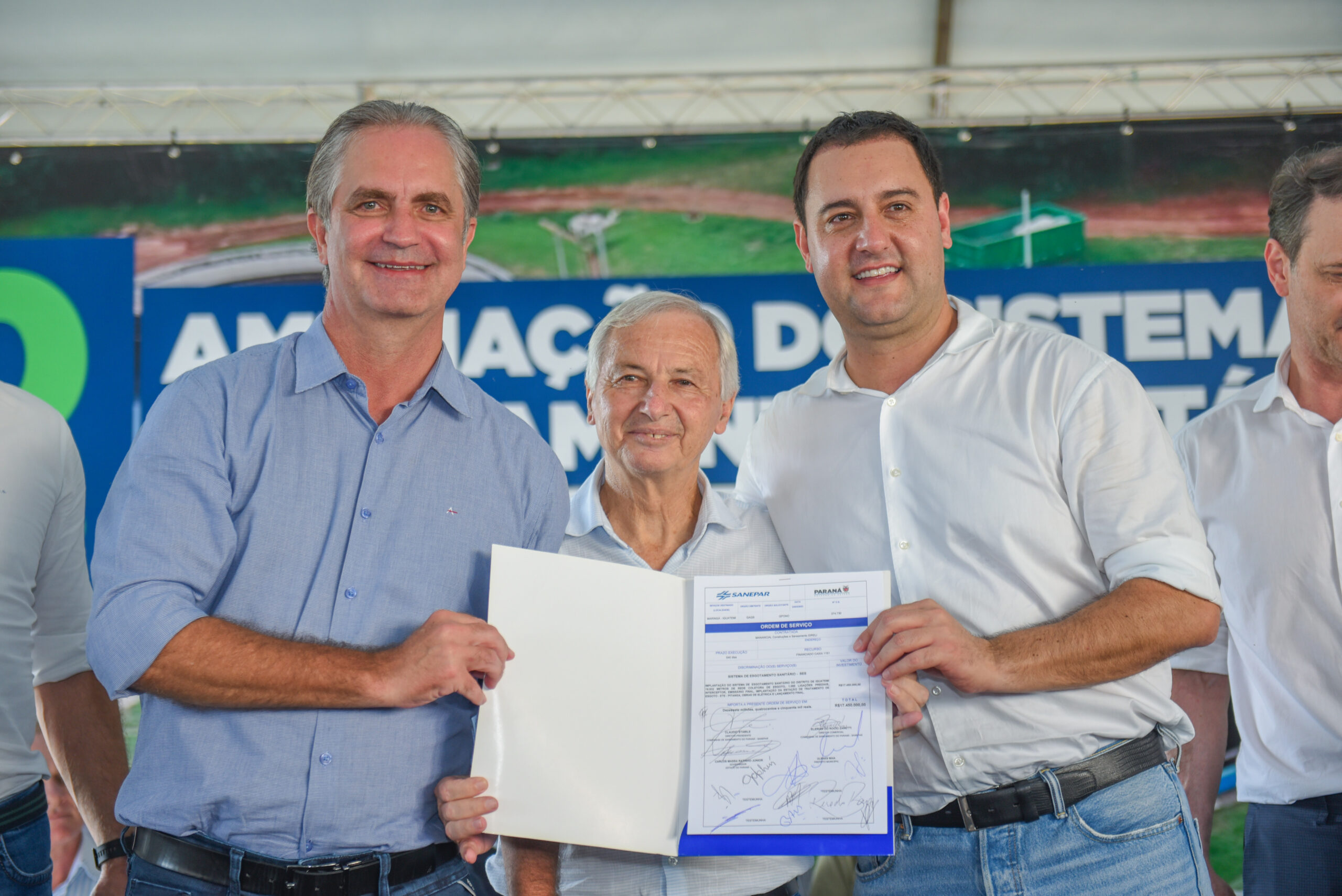Prefeito Ulisses Maia recebe governador Ratinho Jr. para assinatura de obras; investimento será de mais de R$ 70 milhões