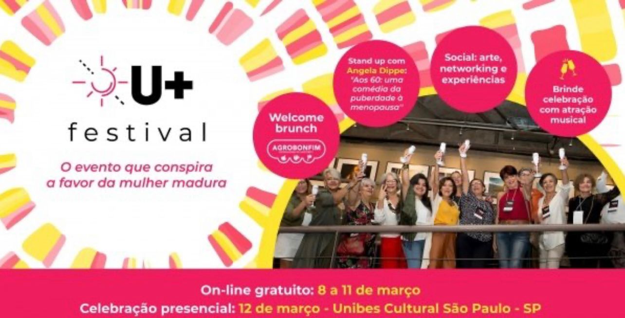 Primeiro festival brasileiro com foco 100% no público feminino 50+
