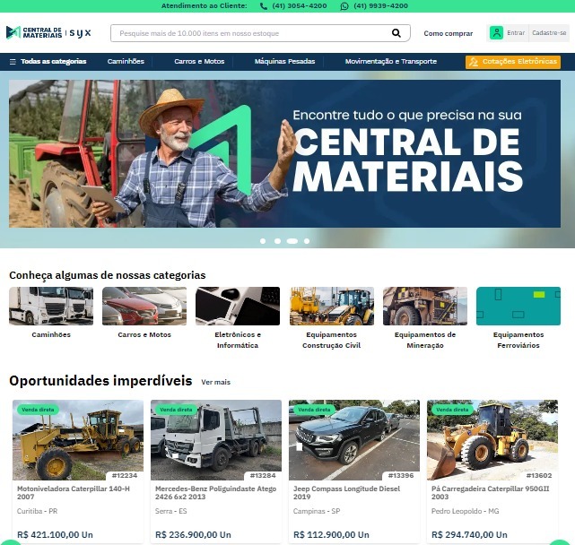 Central de Materiais volta ao mercado como um dos principais marketplaces de ativos industriais usados