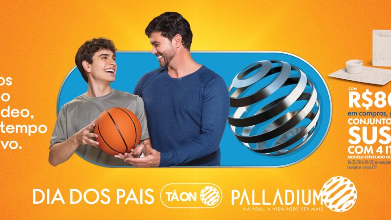 Campanha de Dia dos Pais no Shopping Palladium Curitiba presenteia clientes com conjunto exclusivo para sushi