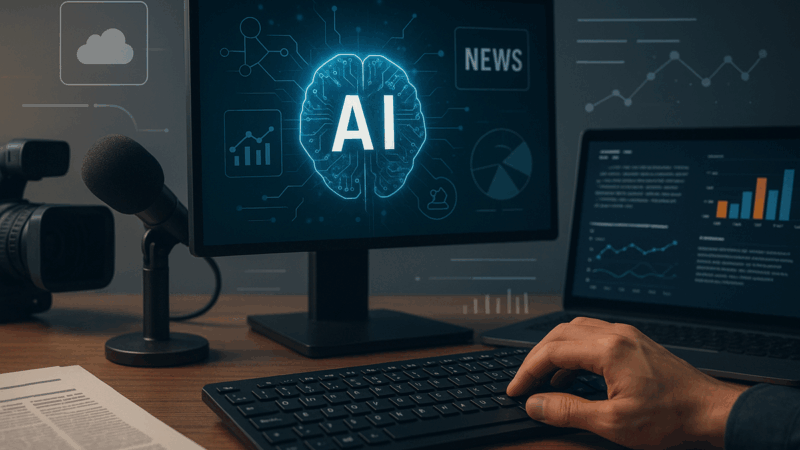 Inteligência artificial remodela práticas jornalísticas