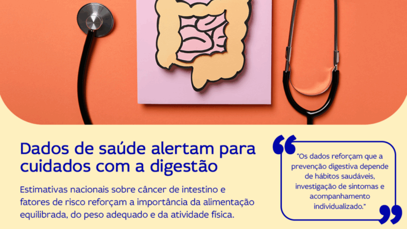 Dados alertam para riscos à saúde digestiva