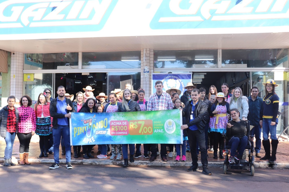 Grupo Gazin lança 5ª Campanha “Pintando o 7” em Apoio à Apae