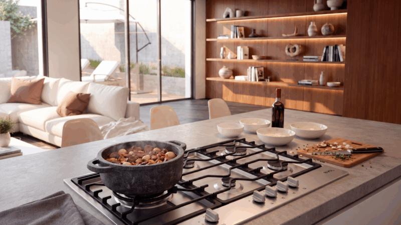 Cozinhas premium apostam em luxo discreto e funcionalidade