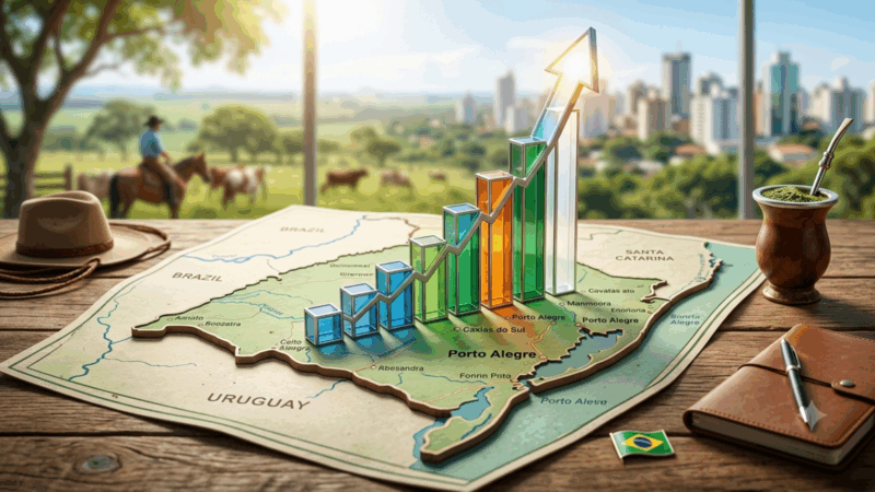 Exportações, varejo e interior movimentam economia gaúcha