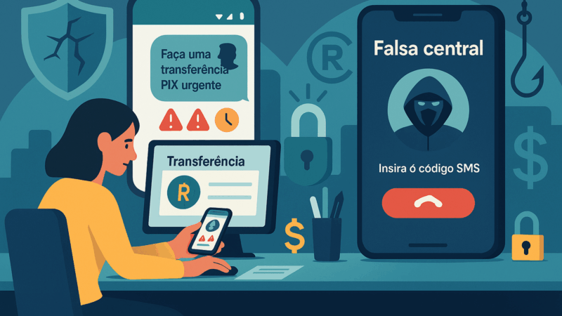 Nova onda de golpes esvazia contas empresariais e pessoais