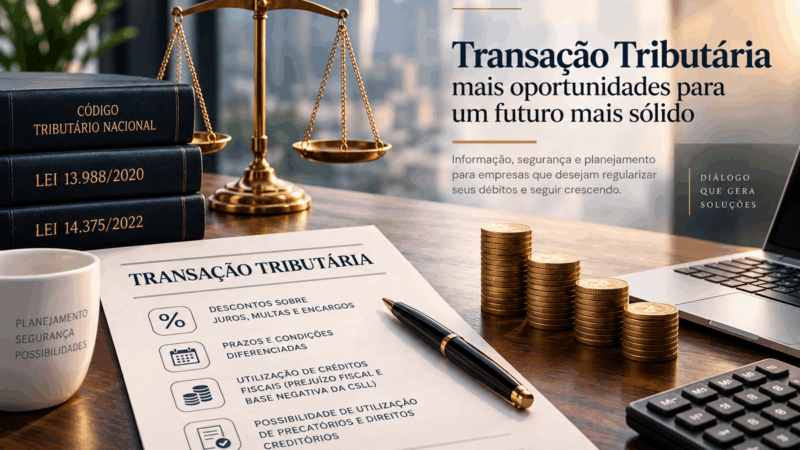 Transação tributária permite negociar dívidas com descontos