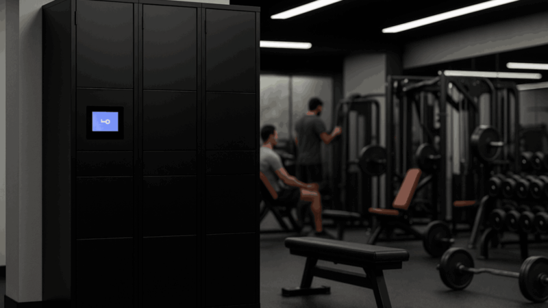 Lockers inteligentes otimizam rotina nas academias