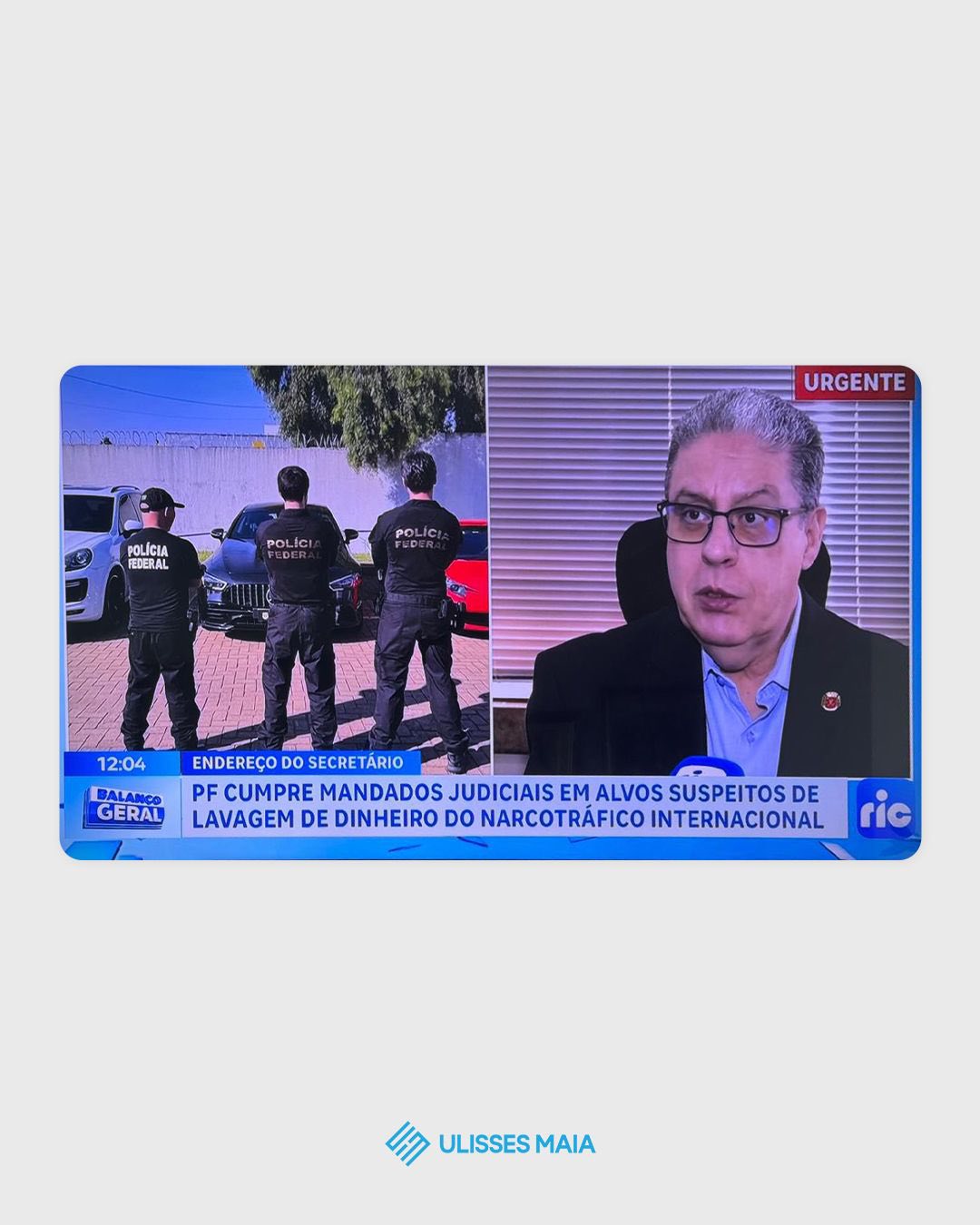 Secretário da Fazenda de Maringá é alvo de operação da PF contra lavagem de dinheiro ligada ao tráfico internacional