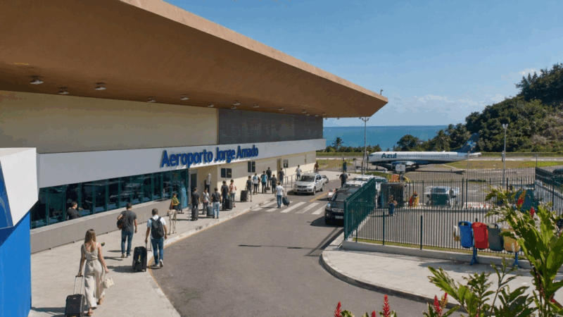 Aeroporto de Ilhéus mantém fluxo relevante de passageiros