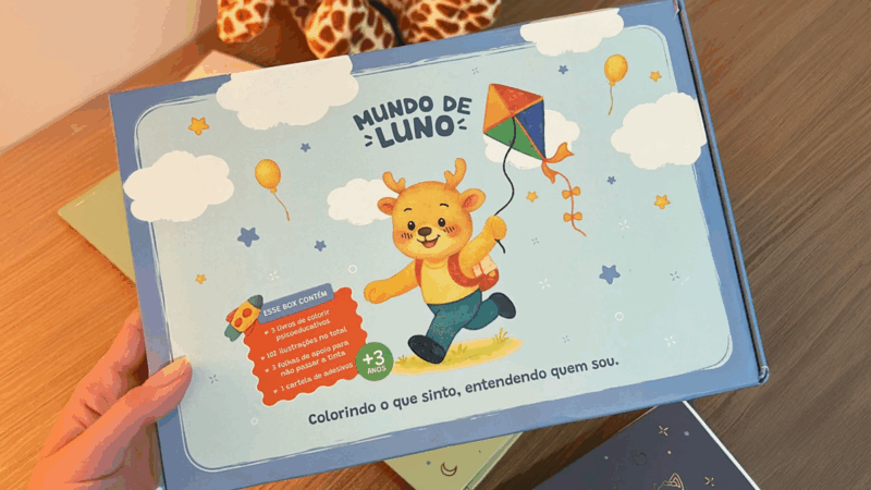 Série literária Mundo de Luno promove criatividade infantil