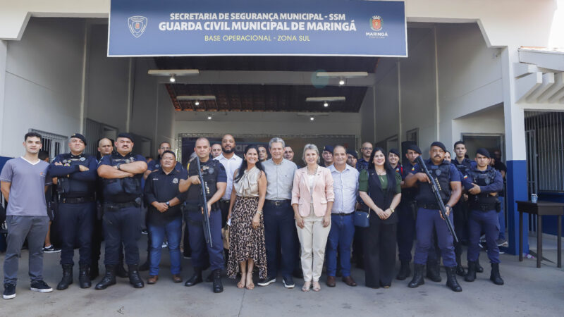 Gestão Silvio Barros/Sandra Jacovós entrega base da Guarda Civil na Zona Sul